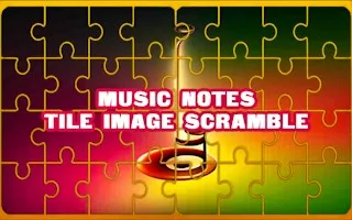 Music Notes Tile Image Scramble
